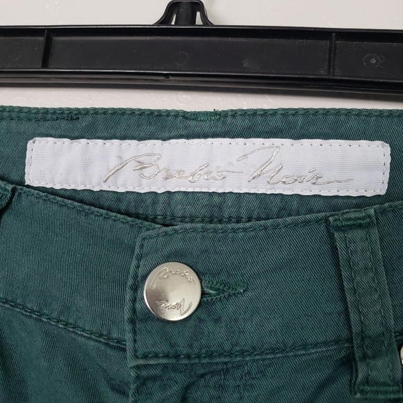 Brebis Noir Women's 27 Green Cuffed Pants Patterned Made in Italy - Picture 7 of 9
